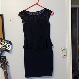 Women’s Stacked Black Dress